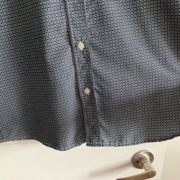 Ultra Soft Men's Collared Short Sleeve Dress Shirt Size M - Picture 7 of 16